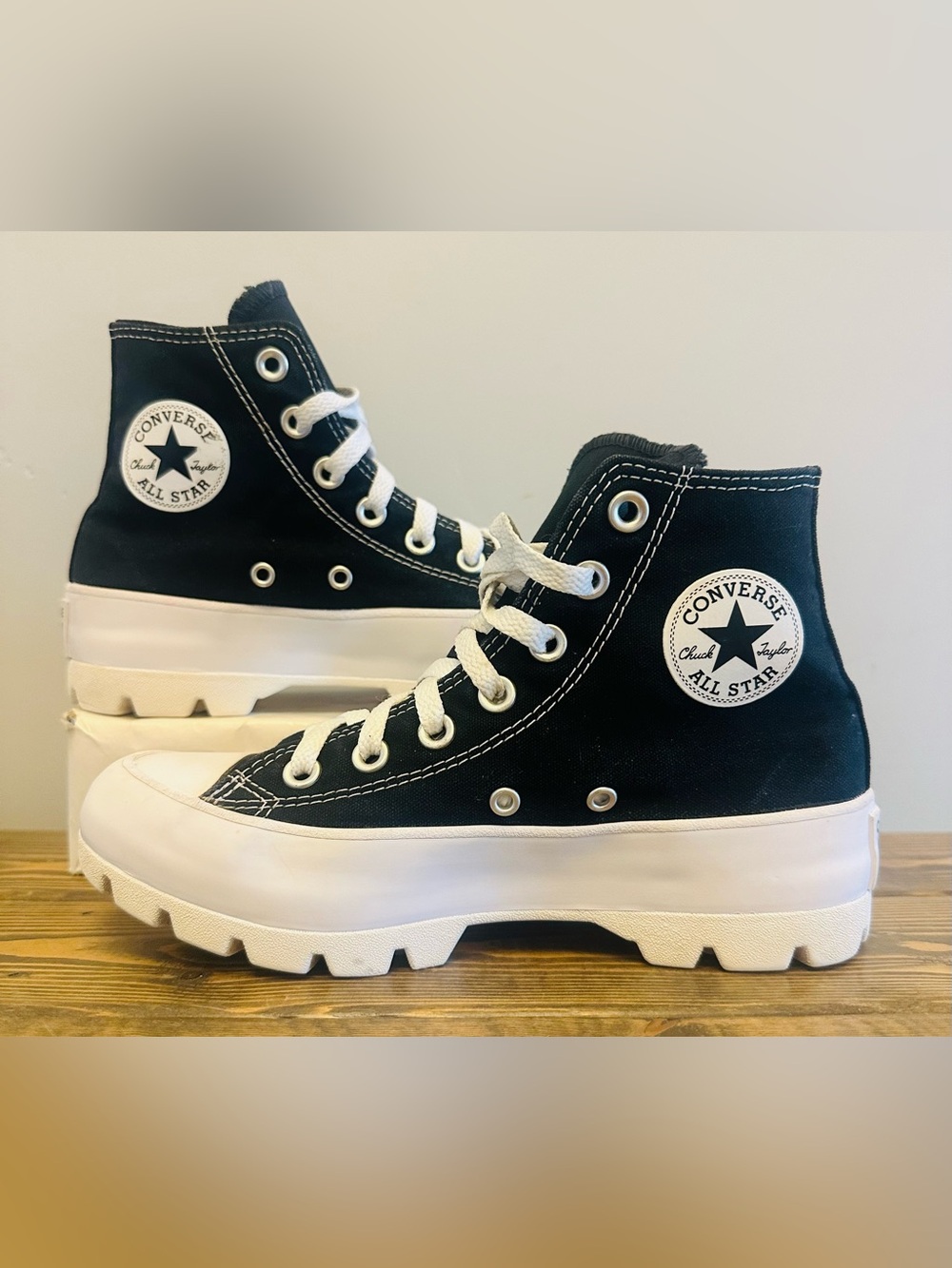 Converse Chuck Taylor All Star Lugged Hi Platform Shoe Black Women’s 5